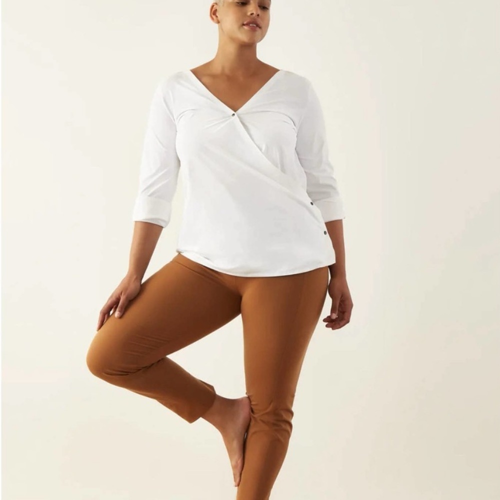 Aday Tailor-Made High Rise Pants in Camel